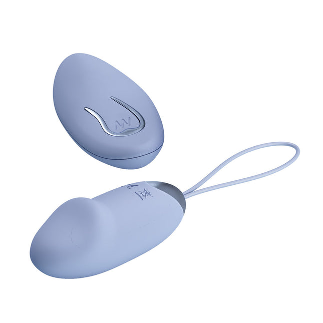 Party Up IVAN Purple Remote Control Vibrating Egg Side View