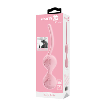 Party Up VIVIAN Kegel Balls - Pink