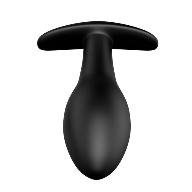 Party Up JEFF Silicone Butt Plug - Black 8.5cm