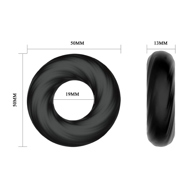CRAZY BULL Cock Ring - Black