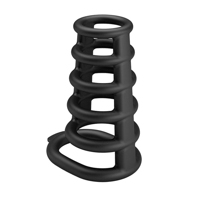 Party Up KIM Black Cock Ring Cage