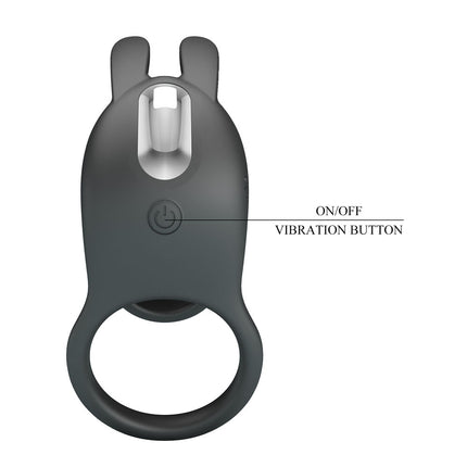 Party Up MARK Black Vibrating Penis Sleeve
