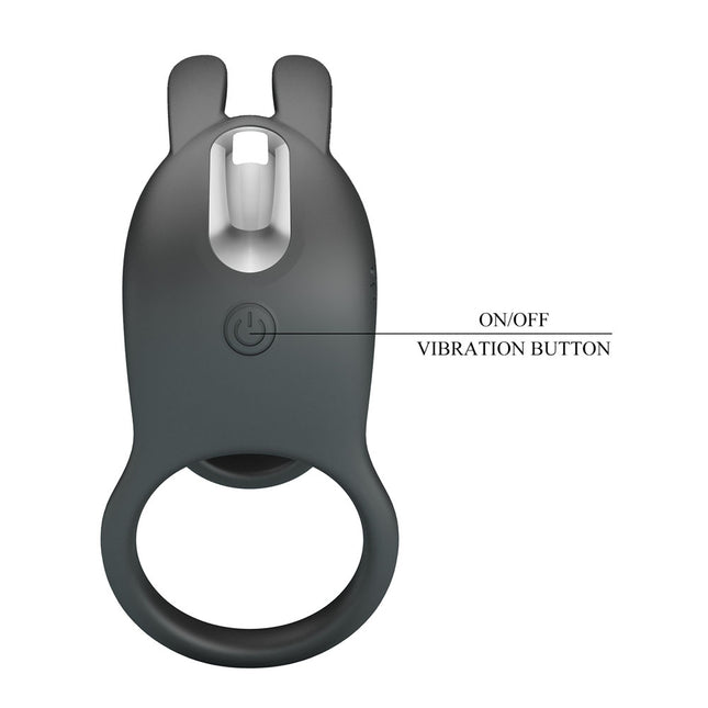 Party Up MARK Black Vibrating Penis Sleeve