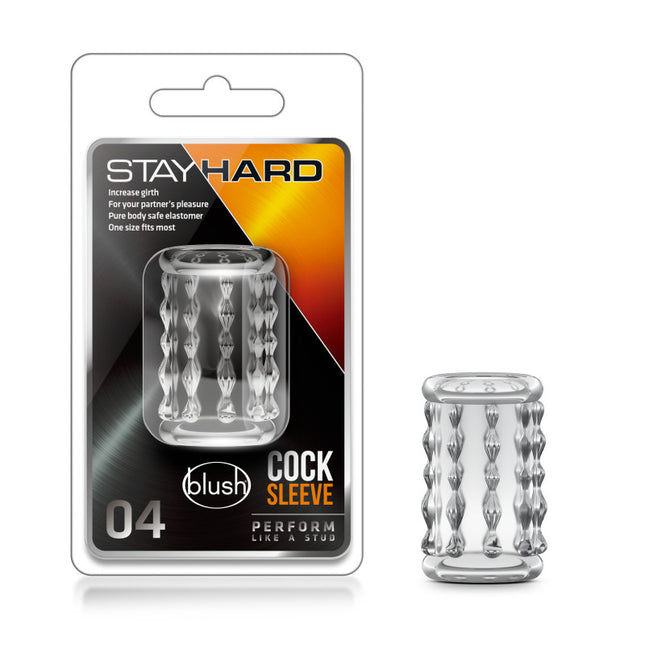 Blush - Stay Hard Cock Sleeve 04 (Clear Penis Sleeve)