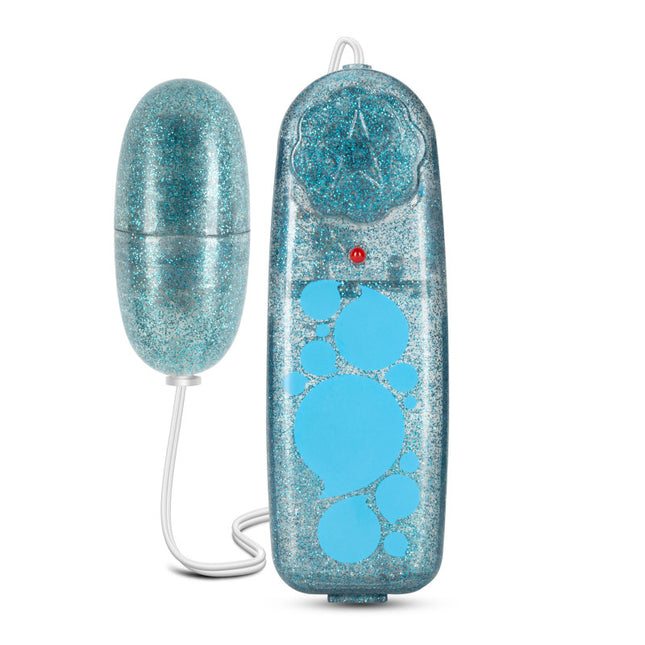 B Yours Glitter Power Bullet Vibrator - Blue