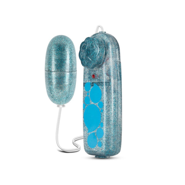 B Yours Glitter Power Bullet Vibrator - Blue