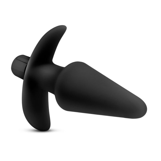Anal Adventures Platinum Vibrating Plug - Black 12.7 cm (5'')