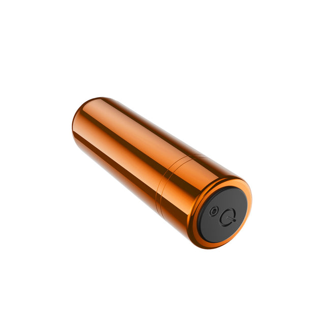 Kool Vibes Rechargeable Mini Bullet Vibrator - Tangerine Orange
