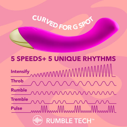 Aria Bangin' AF Purple G Spot Vibrator