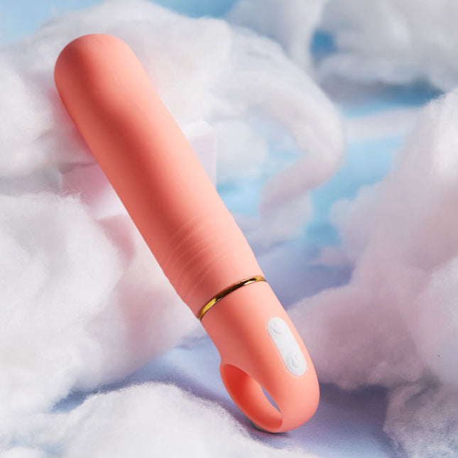 Aria Smokin' AF Coral Loop Handle Vibrator