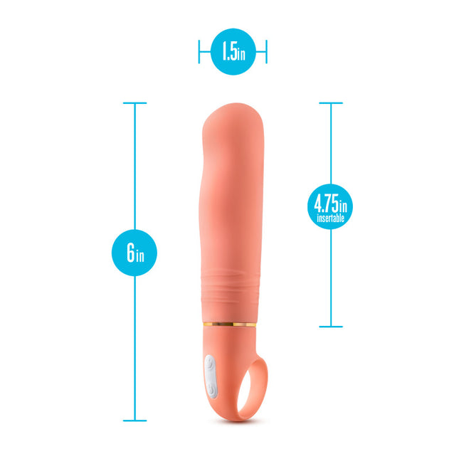 Aria Smokin' AF Coral Loop Handle Vibrator