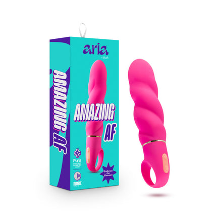Aria Amazing AF Fuschia Pink Loop Handle Vibrator