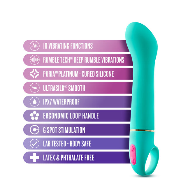 Aria Flirty AF Teal G Spot Vibrator