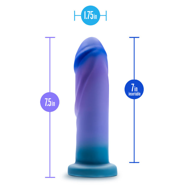Avant Midnight Rendezvous - Ocean Blue 7.5 Inch Dildo