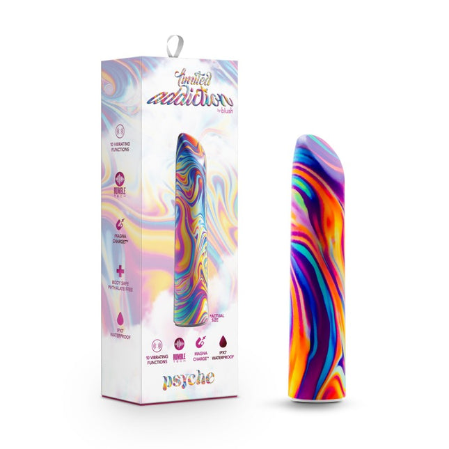 Limited Addiction Psyche Power Vibe - Rainbow Bullet Vibrator