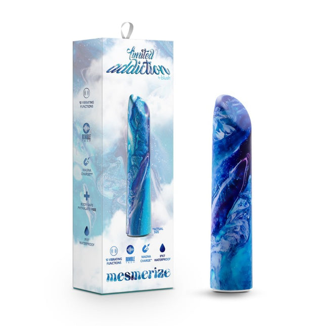 Limited Addiction Mesmerize Power Vibe - Azure Blue Bullet Vibrator