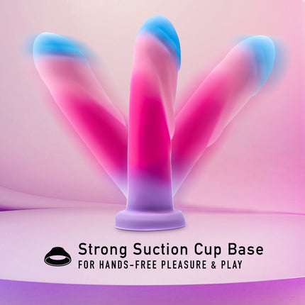Suction Cup Avant Borealis Dreams 8 Inch Cotton Candy Dildo