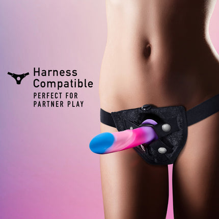 Harness Compatible Avant Borealis Dreams 8 Inch Cotton Candy Dildo