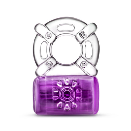 Blush - Play With Me Pleaser Rechargeable C-Ring (Purple USB Rechargeable Cock Ring)