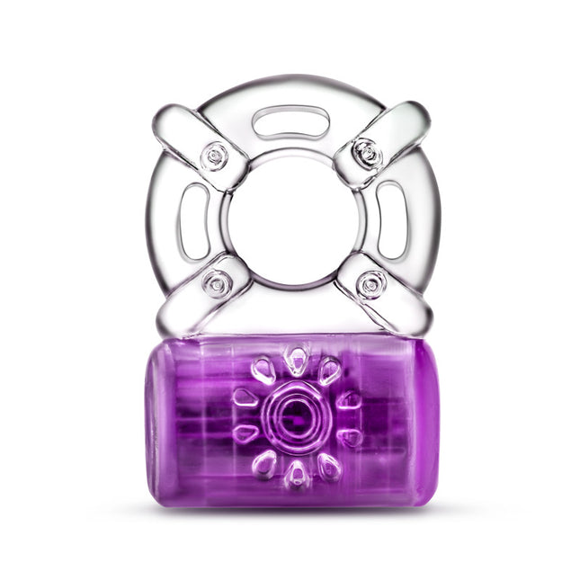 Blush - Play With Me Pleaser Rechargeable C-Ring (Purple USB Rechargeable Cock Ring)