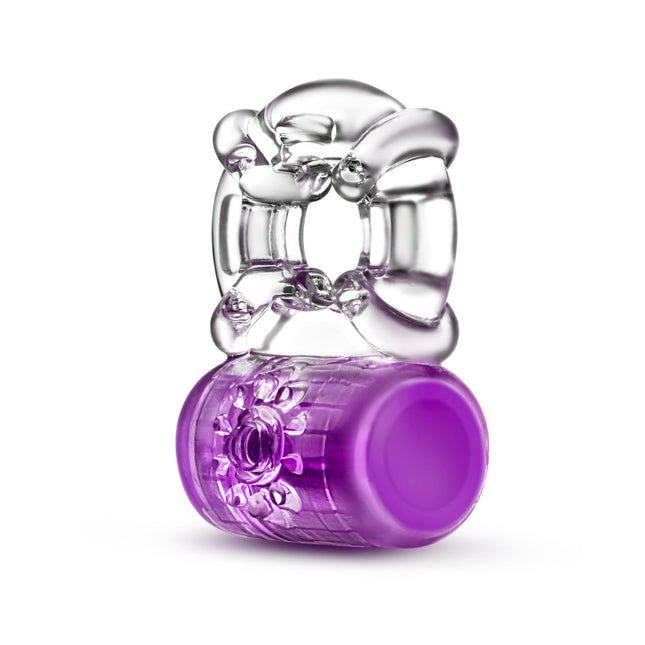 Blush - Play With Me Pleaser Rechargeable C-Ring (Purple USB Rechargeable Cock Ring)
