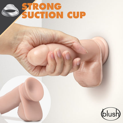 Dr. Skin Glide 7 Inch Self Lubricating Dildo - Flesh