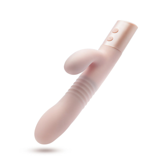 Blush Fraya -Pink 24.1 cm USB Rechargeable Thrusting Rabbit Vibrator