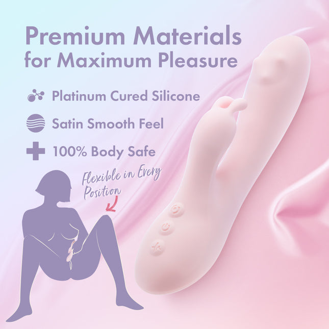Play With Me Fairy Flutter Pink Rabbit Vibrator