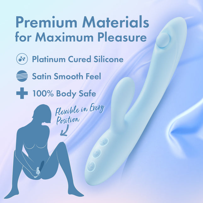 Play With Me Moondust Magic Blue Rabbit Vibrator