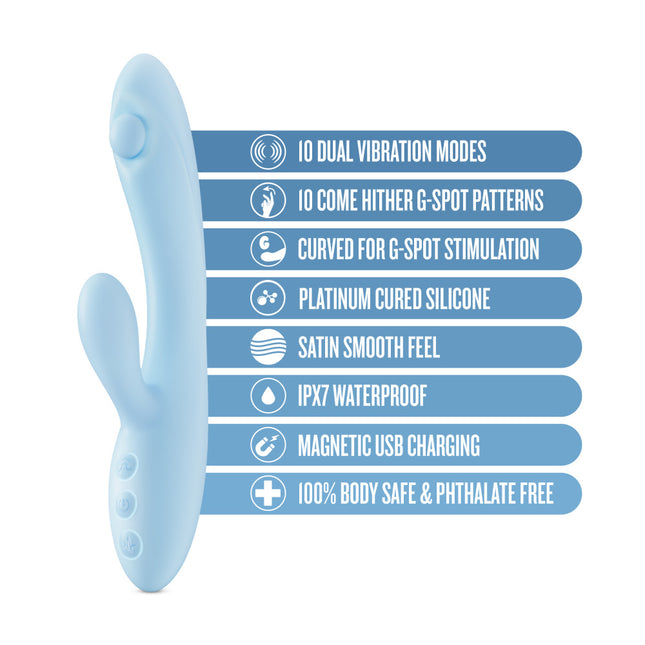 Play With Me Moondust Magic Blue Rabbit Vibrator