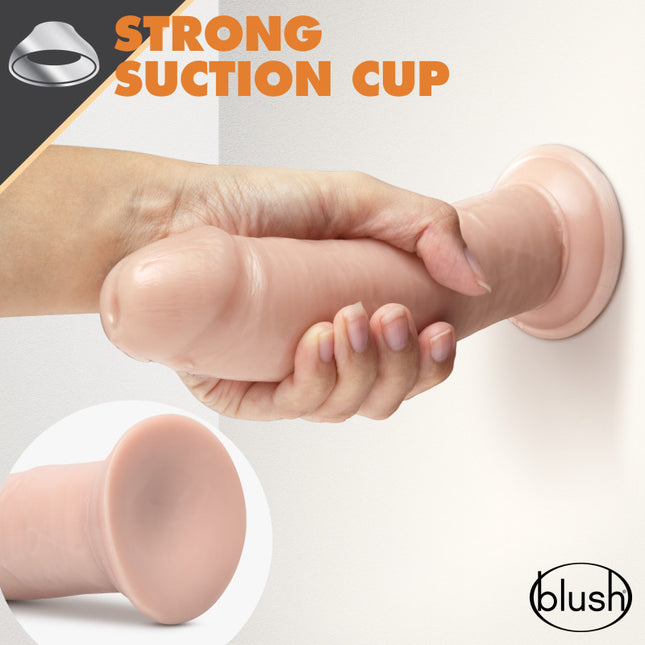 Dr. Skin Glide 8 Inch Self Lubricating Dildo - Flesh