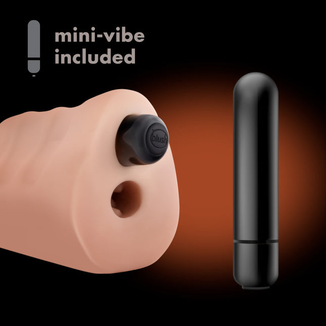 M Elite Soft and Wet - Annabella Flesh Vibrating Vagina Stroker