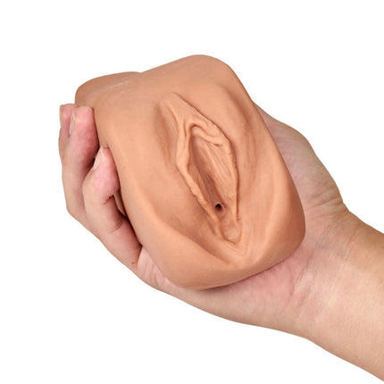 M Elite Soft and Wet - Renata Tan Vibrating Vagina Stroker