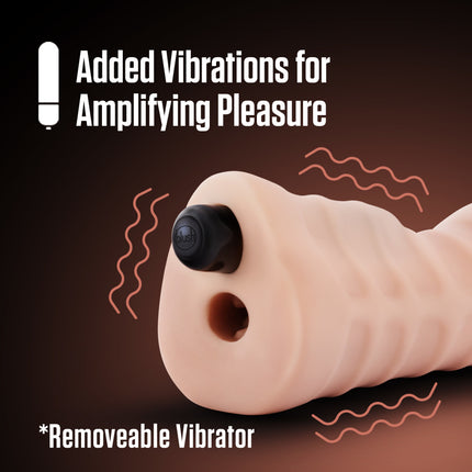 EnLust Destini - Flesh Vibrating Vagina Stroker
