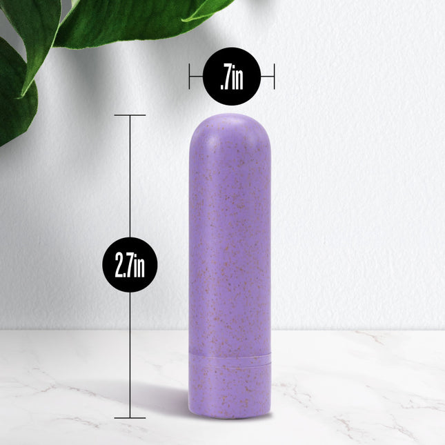 Gaia Eco Lilac Purple Rechargeable Bullet Vibrator