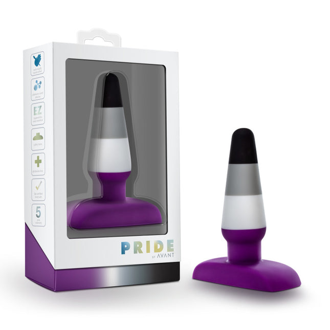 Avant Pride P7 Ace - Coloured 10.8 cm Butt Plug