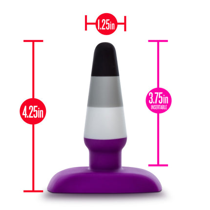 Avant Pride P7 Ace - Coloured 10.8 cm Butt Plug