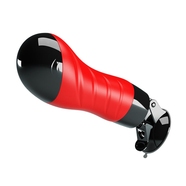 CRAZY BULL DELIA Flesh Vibrating Vagina Stroker with Suction Base