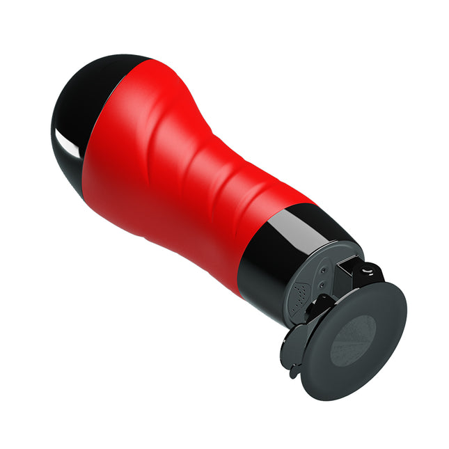 CRAZY BULL DELIA Flesh Vibrating Vagina Stroker with Suction Base