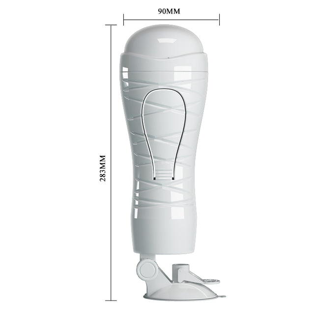 CRAZY BULL Flora Flesh Squeezable Vagina Stroker with Suction Base