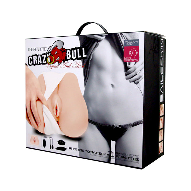 CRAZY BULL Flesh Vibrating Missionary Torso Masturbator
