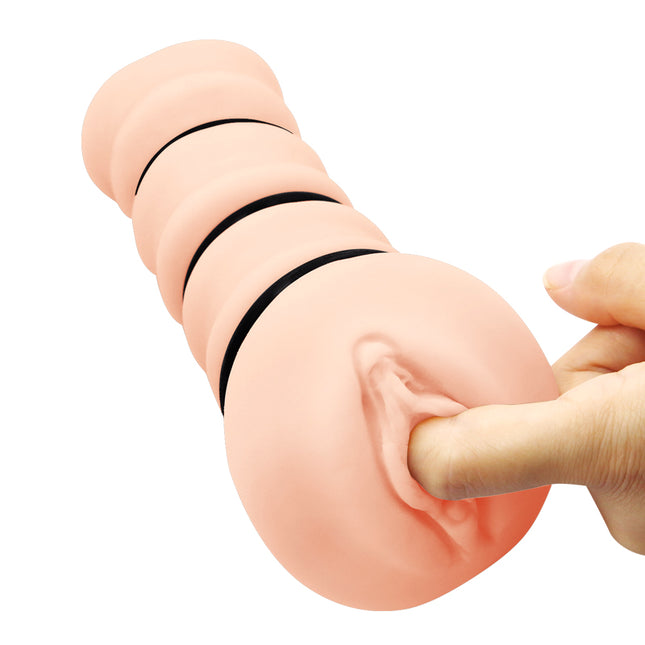 CRAZY BULL ROSSI Flesh Vagina Stroker with Tightening Rings
