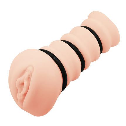 CRAZY BULL ROSSI Flesh Vagina Stroker with Tightening Rings