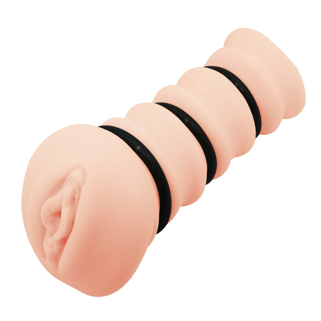 CRAZY BULL ROSSI Flesh Vagina Stroker with Tightening Rings