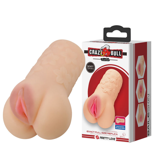 CRAZY BULL SCARLET Flesh Vagina Stroker