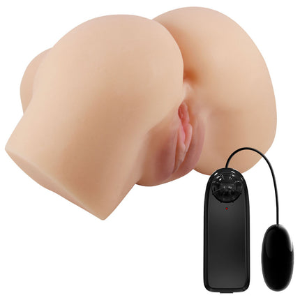 Sex Doll Torso Masturbator with remote control on a white background