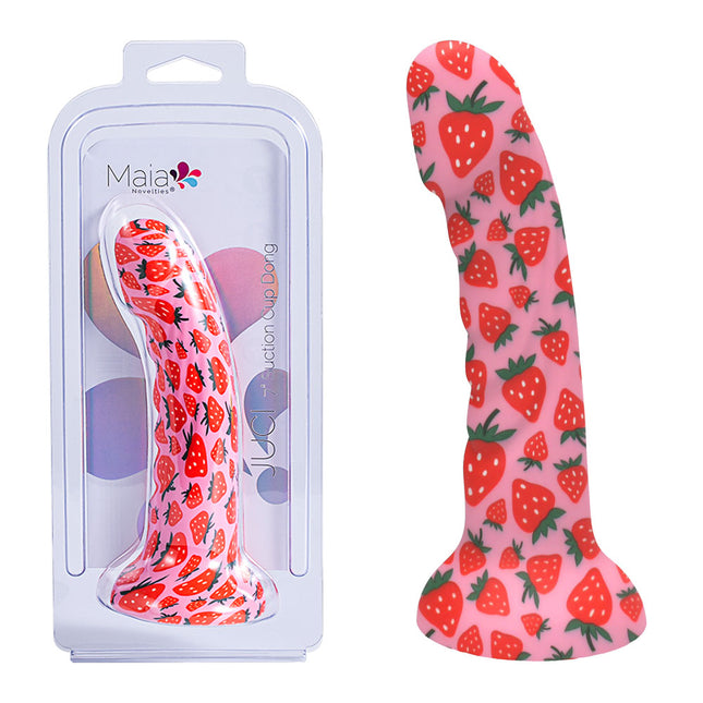 Maia JUCI 7 Inch Pink Dildo with Case