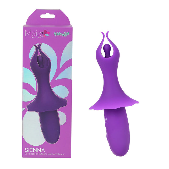 Maia SIENNA Purple 15.2cm Fluttering Bullet Vibrator