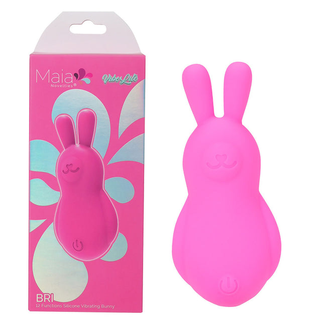 Maia BRI Pink 9cm Vibrating Bunny Bullet Vibrator