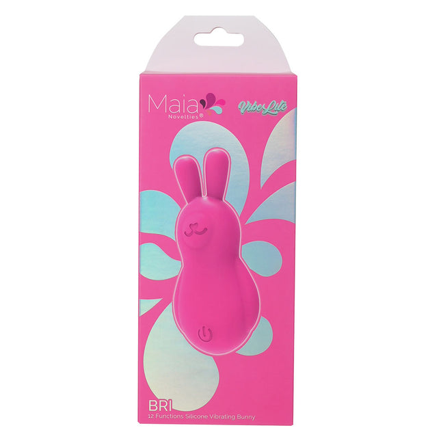 Maia BRI Pink 9cm Vibrating Bunny Bullet Vibrator